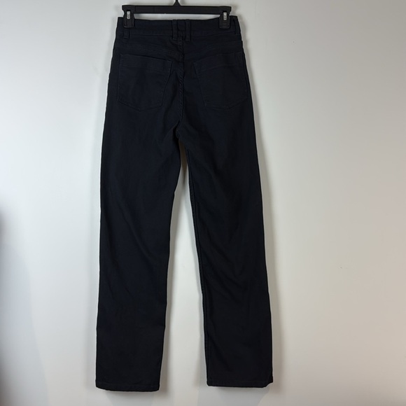 Frank and Oak Black Jane Straight Jeans Size 4 - Picture 3 of 9